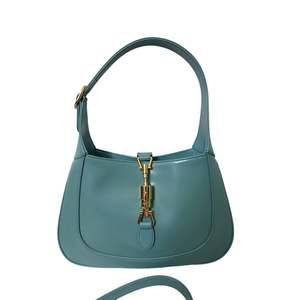 Gucci Jackie 1961 Blue Small Shoulder Bag with Adjustable Strap